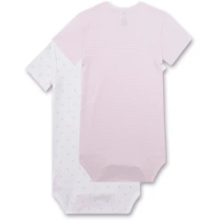 Sanetta Bodysuit Twin Pack Wit -Kleintje Luxe sanetta bodysuit twin pack wit a394636 3