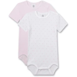 Sanetta Bodysuit Twin Pack Wit -Kleintje Luxe sanetta bodysuit twin pack wit a394636 4