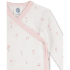 Sanetta Lange Mouw Wikkel Body Bloemen Beige -Kleintje Luxe sanetta lange mouw wikkel body bloemen beige a335597 1