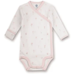 Sanetta Lange Mouw Wikkel Body Bloemen Beige -Kleintje Luxe sanetta lange mouw wikkel body bloemen beige a335597 4