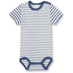 Sanetta Lichaam 1/2 Arm Inkt Blauw Gestreept