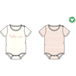 Sanetta Lichaam 2 Pack 1/2 Arm White Pebble -Kleintje Luxe sanetta lichaam 2 pack 1 2 arm white pebble a303286 4