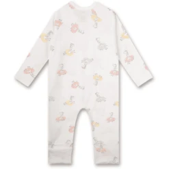 Sanetta Overall Giraffen Beige -Kleintje Luxe sanetta overall giraffen beige a415226 3