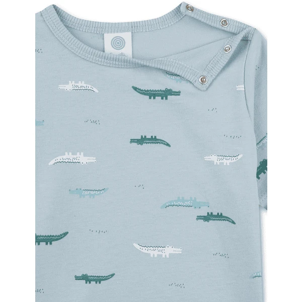 Sanetta Sleep Overall Kort Blauw 2 Sanetta Sleep Overall Kort Blauw - Afbeelding 2