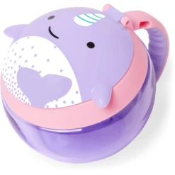 SKIP HOP HOP Zoo Snackbeker Narwhal -Kleintje Luxe skip hop hop zoo snackbeker narwhal a280867 4