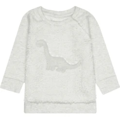 STACCATO Boys Pluche Sweatshirt Koel Grijs Melange -Kleintje Luxe staccato boys pluche sweatshirt koel grijs melange a255506 2