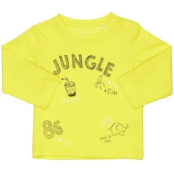 STACCATO Girl S Shirt Met Lange Mouwen Geel -Kleintje Luxe staccato girl s shirt met lange mouwen geel a234501 2