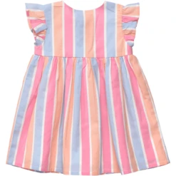 STACCATO Jurk Multi Colour Gestreept -Kleintje Luxe staccato jurk multi colour gestreept a415591 3