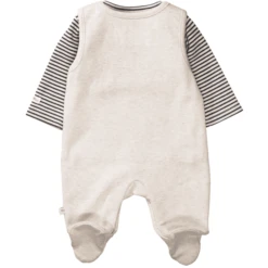 Staccato Romper+shirt Beige Gemêleerd 6 Staccato Romper+shirt Beige Gemêleerd -Kleintje Luxe staccato rompershirt beige gemeleerd a368401 1