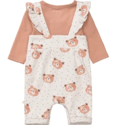 Staccato Romper+shirt Beige Gemêleerd Gedessineerd -Kleintje Luxe staccato rompershirt beige gemeleerd gedessineerd a368407 1