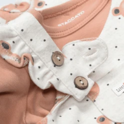 Staccato Romper+shirt Beige Gemêleerd Gedessineerd -Kleintje Luxe staccato rompershirt beige gemeleerd gedessineerd a368407 3