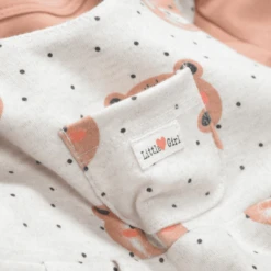 Staccato Romper+shirt Beige Gemêleerd Gedessineerd -Kleintje Luxe staccato rompershirt beige gemeleerd gedessineerd a368407 4