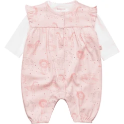 Staccato Romper+shirt Blush Gedessineerd -Kleintje Luxe staccato rompershirt blush gedessineerd a406874 4