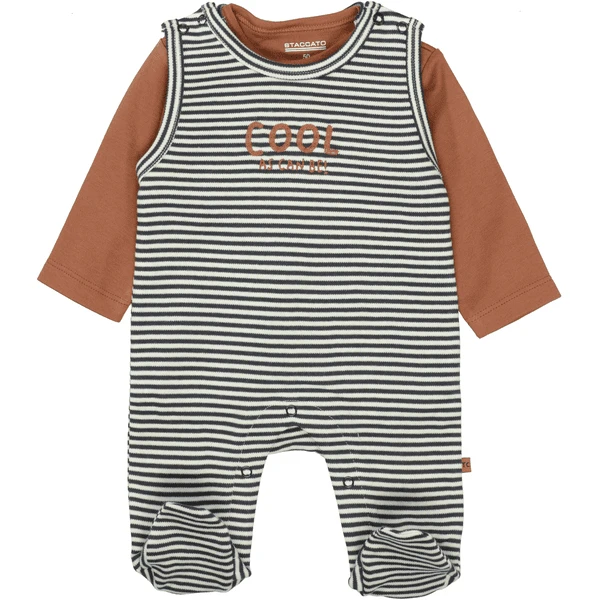 STACCATO Romper+shirt Donker Marine Gestreept 3 STACCATO Romper+shirt Donker Marine Gestreept - Afbeelding 3
