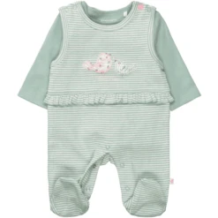 STACCATO Romper+shirt Licht Mint Gestreept -Kleintje Luxe staccato rompershirt licht mint gestreept a361849 1