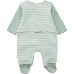 STACCATO Romper+shirt Licht Mint Gestreept -Kleintje Luxe staccato rompershirt licht mint gestreept a361849 3