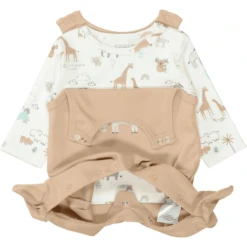 STACCATO Romper+shirt Nude 9 STACCATO Romper+shirt Nude -Kleintje Luxe staccato rompershirt nude a415490 4