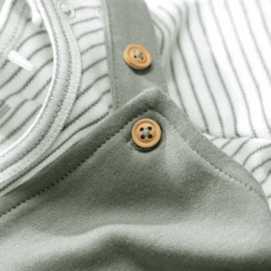 Staccato Romper+shirt Olive -Kleintje Luxe staccato rompershirt olive a368443 3