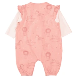 Staccato Romper+shirt Peach Gedessineerd -Kleintje Luxe staccato rompershirt peach gedessineerd a406873 2