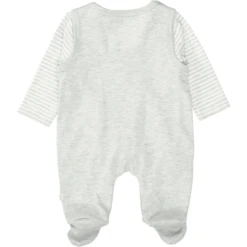 Staccato Romper+shirt Stone Melange -Kleintje Luxe staccato rompershirt stone melange a406863 2