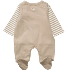 STACCATO Romper+shirt Taupe -Kleintje Luxe staccato rompershirt taupe a413107 2