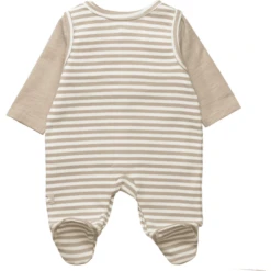 STACCATO Romper+shirt Taupe Gestreept -Kleintje Luxe staccato rompershirt taupe gestreept a413114 3