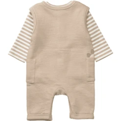 STACCATO Romper+shirt Taupe Gestructureerd -Kleintje Luxe staccato rompershirt taupe gestructureerd a413377 2