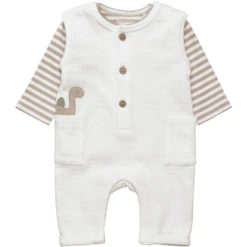 STACCATO Romper+shirt Uit White Gestructureerd