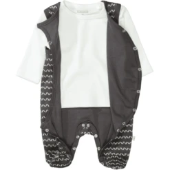 STACCATO Romper+shirt Washed Antraciet Gedessineerd 7 STACCATO Romper+shirt Washed Antraciet Gedessineerd -Kleintje Luxe staccato rompershirt washed antraciet gedessineerd a337627 2