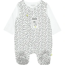 STACCATO Romper+shirt White Gedessineerd