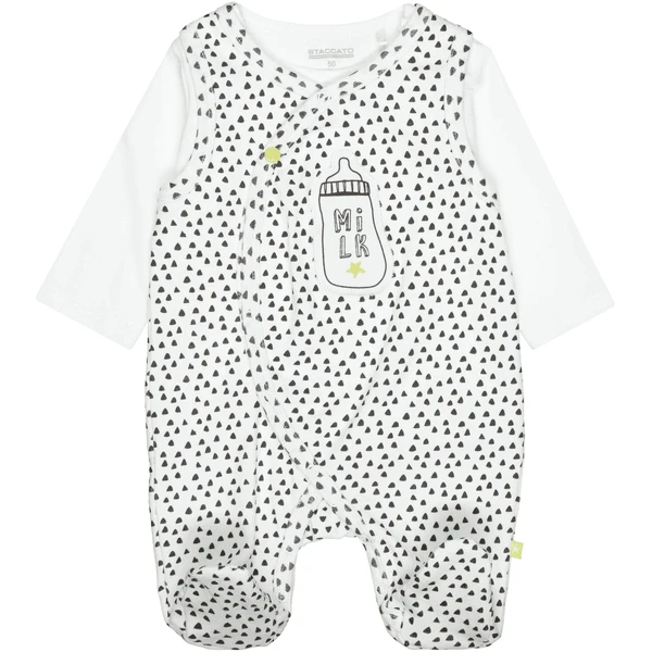 STACCATO Romper+shirt White Gedessineerd 5 STACCATO Romper+shirt White Gedessineerd - Afbeelding 5