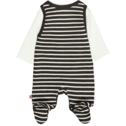 STACCATO Romper+shirt Zacht Antraciet Gestreept 7 STACCATO Romper+shirt Zacht Antraciet Gestreept -Kleintje Luxe staccato rompershirt zacht antraciet gestreept a318704 2