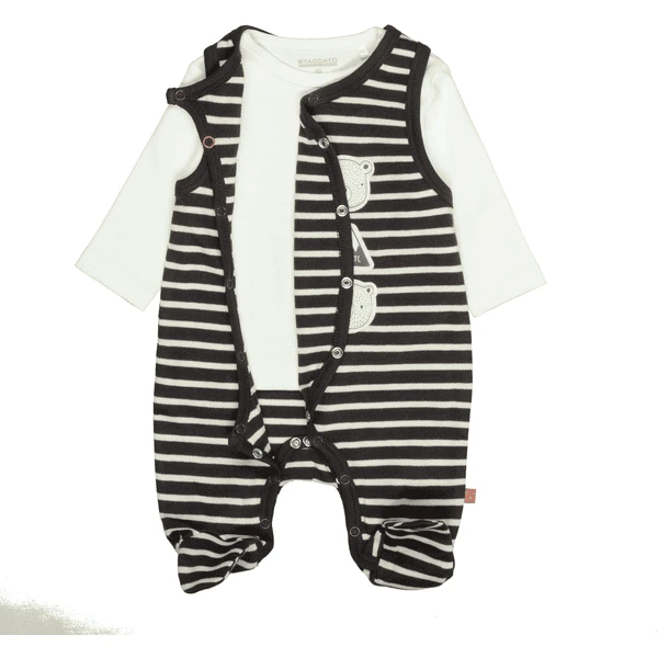 STACCATO Romper+shirt Zacht Antraciet Gestreept 5 STACCATO Romper+shirt Zacht Antraciet Gestreept - Afbeelding 5