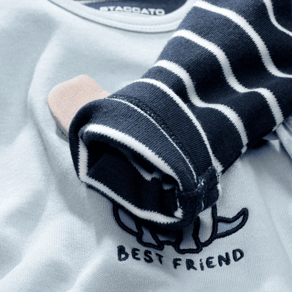 STACCATO Romper+shirt Zacht Blauw 4 STACCATO Romper+shirt Zacht Blauw - Afbeelding 4