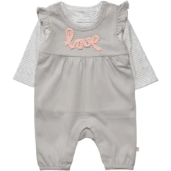 STACCATO Romper+shirt Zacht Grijs 9 STACCATO Romper+shirt Zacht Grijs -Kleintje Luxe staccato rompershirt zacht grijs a407211 4