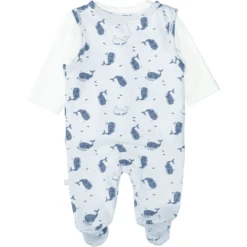 STACCATO Romper+shirt Zeeblauw Gedessineerd -Kleintje Luxe staccato rompershirt zeeblauw gedessineerd a407114 2