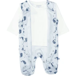 STACCATO Romper+shirt Zeeblauw Gedessineerd -Kleintje Luxe staccato rompershirt zeeblauw gedessineerd a407114 4