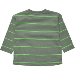 Staccato Shirt Light Kaki Gestreept -Kleintje Luxe staccato shirt light kaki gestreept a406900 3