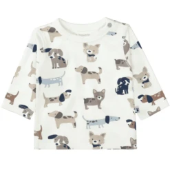 STACCATO Shirt Uit White Hond Patroon