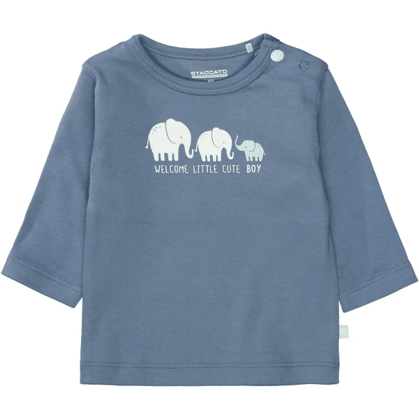 STACCATO Shirt Zacht Jeans Blauw 1 STACCATO Shirt Zacht Jeans Blauw