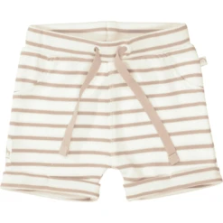 Staccato Shorts Warm White Gestreept