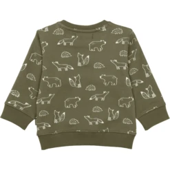 STACCATO Sweatshirt Olive Gedessineerd -Kleintje Luxe staccato sweatshirt olive gedessineerd a317861 3