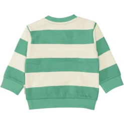 Staccato Sweatshirt Smaragd Gestreept -Kleintje Luxe staccato sweatshirt smaragd gestreept a413207 2