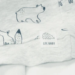 Staccato Sweatshirt Zacht Stone Gemêleerd Patroon -Kleintje Luxe staccato sweatshirt zacht stone gemeleerd patroon a368609 4