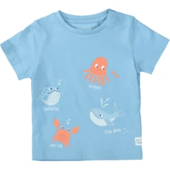 Staccato T-shirt Azuurblauw -Kleintje Luxe staccato t shirt azuurblauw a415440 3