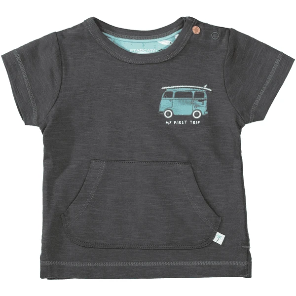 STACCATO T-shirt Donker Antraciet 4 STACCATO T-shirt Donker Antraciet - Afbeelding 4
