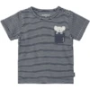 STACCATO T-shirt Indigo Gestreept