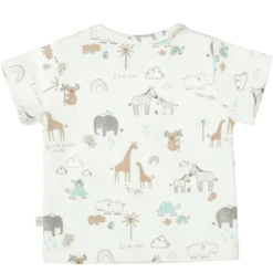 Staccato T-shirt Warm White Gedessineerd -Kleintje Luxe staccato t shirt warm white gedessineerd a415427 2