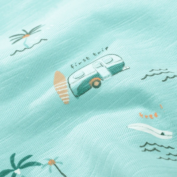 Staccato T-shirt Water Blauw Gedessineerd 2 Staccato T-shirt Water Blauw Gedessineerd - Afbeelding 2