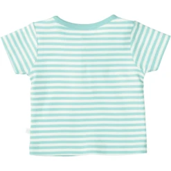 Staccato T-shirt Water Blauw Gestreept -Kleintje Luxe staccato t shirt water blauw gestreept a416078 2